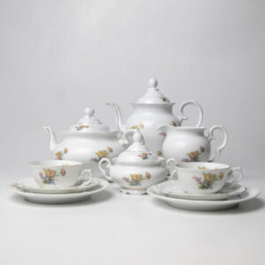 Conjunto Para Chá em Porcelana